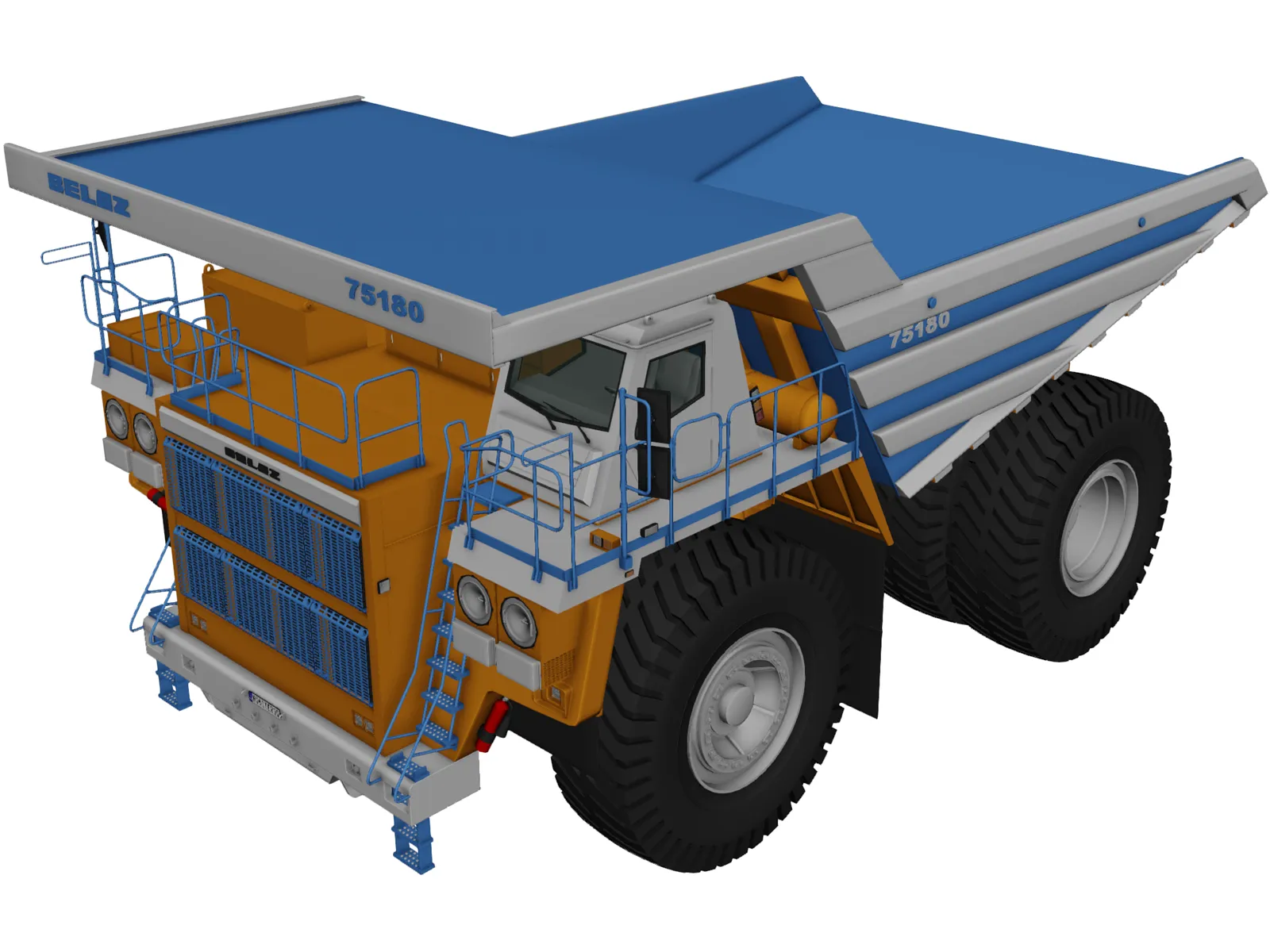 BELAZ 75180 (2014) 3D Model