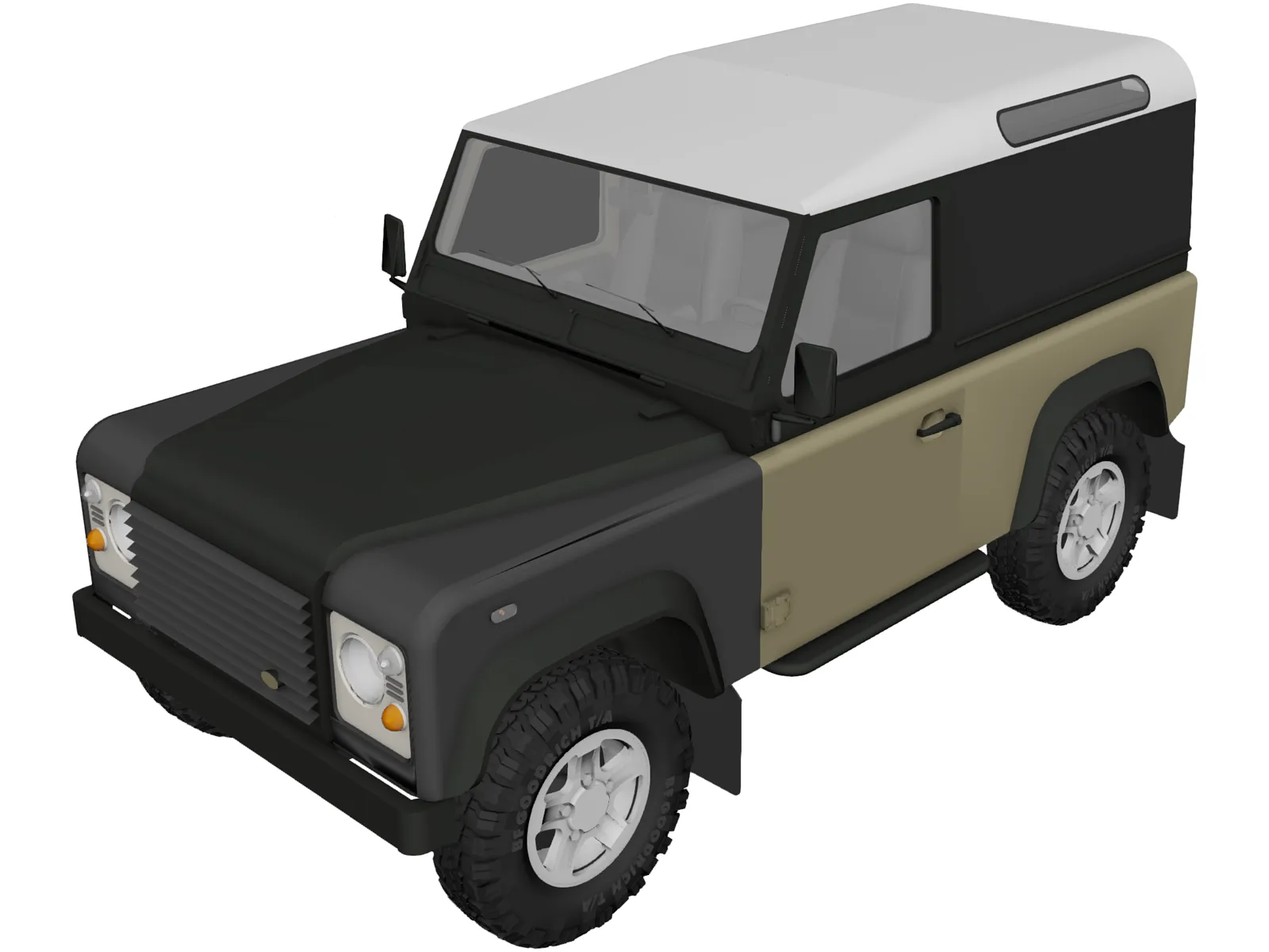 Land Rover Defender 90 3D Model