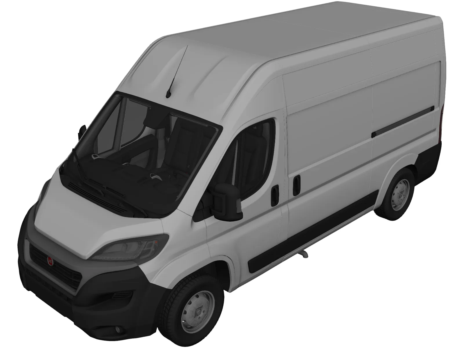 Fiat Ducato (2014) 3D Model