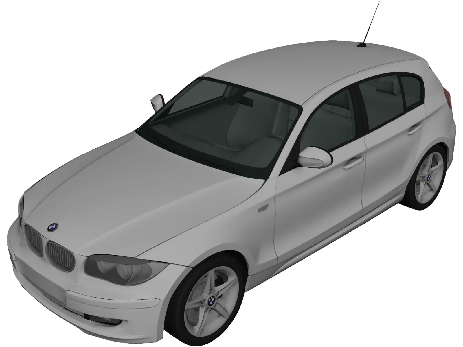 BMW 180i (2009) 3D Model