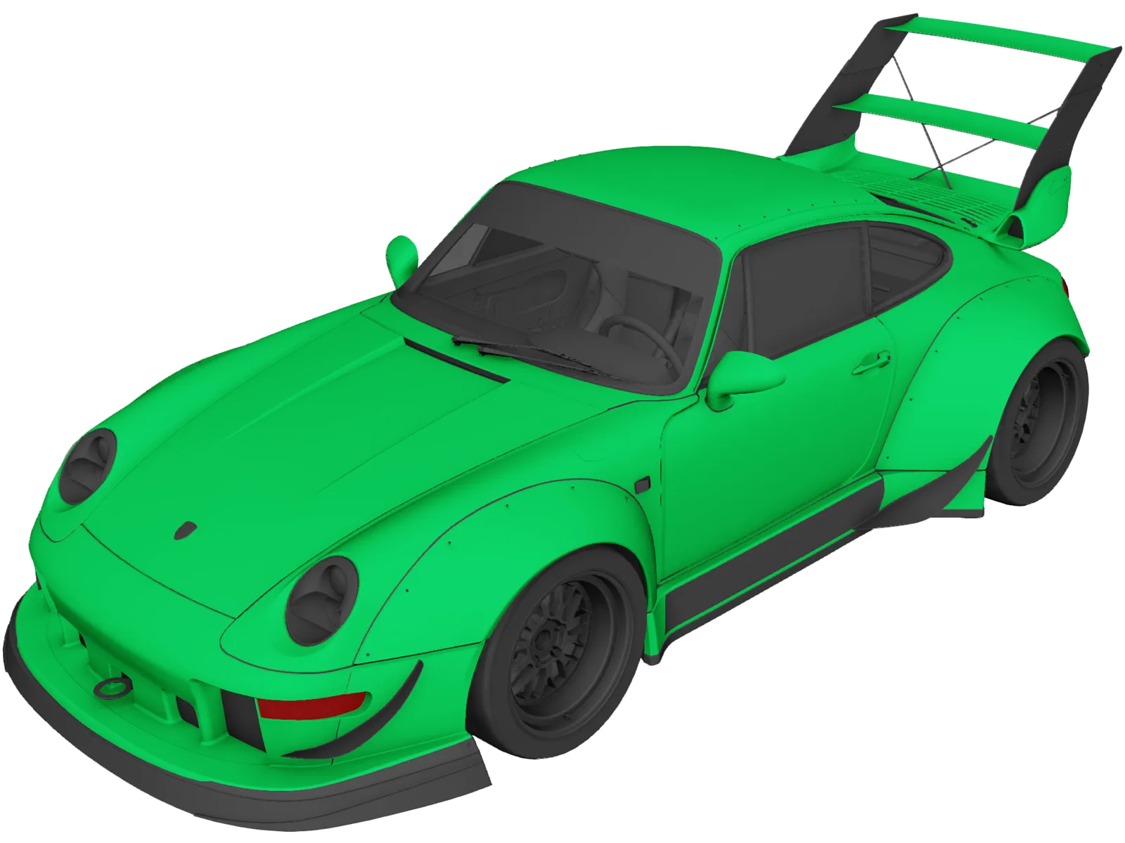 Porsche 911 [993] RWB (1993) 3D Model