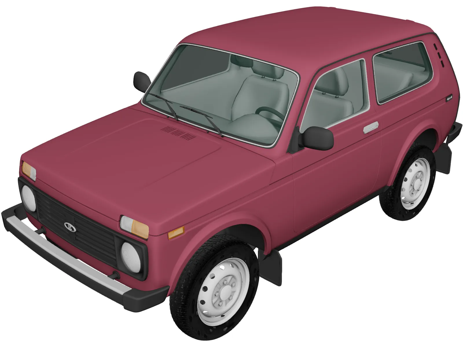 VAZ-21214 Lada Niva 4x4 (2012) 3D Model