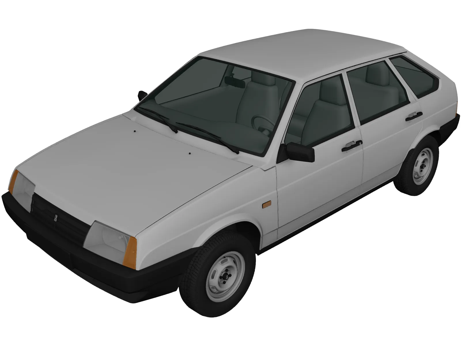 VAZ-2109 Lada (1987) 3D Model