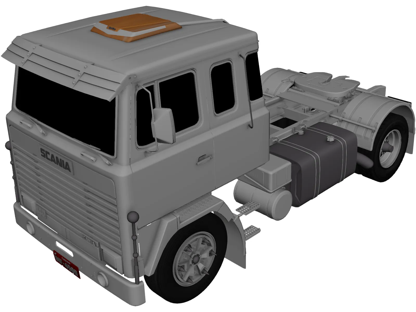 Scania LK 140 4x2 3D Model