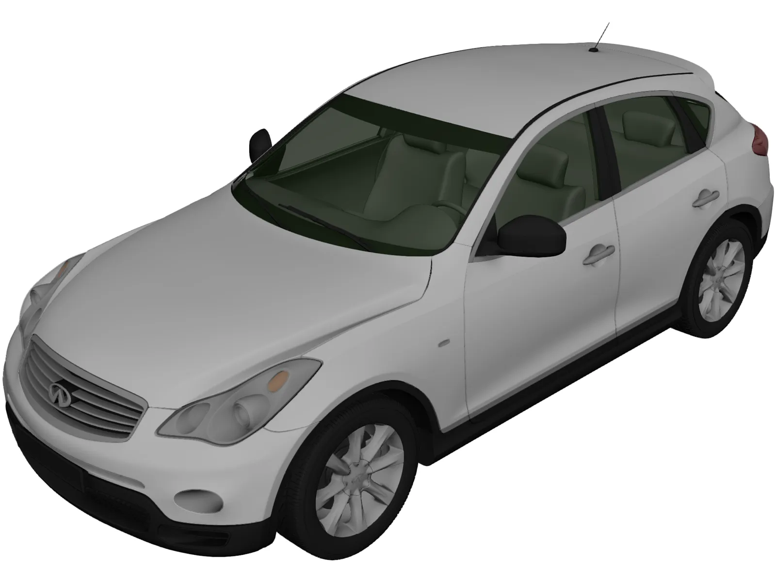 Infiniti EX 30d (2009) 3D Model