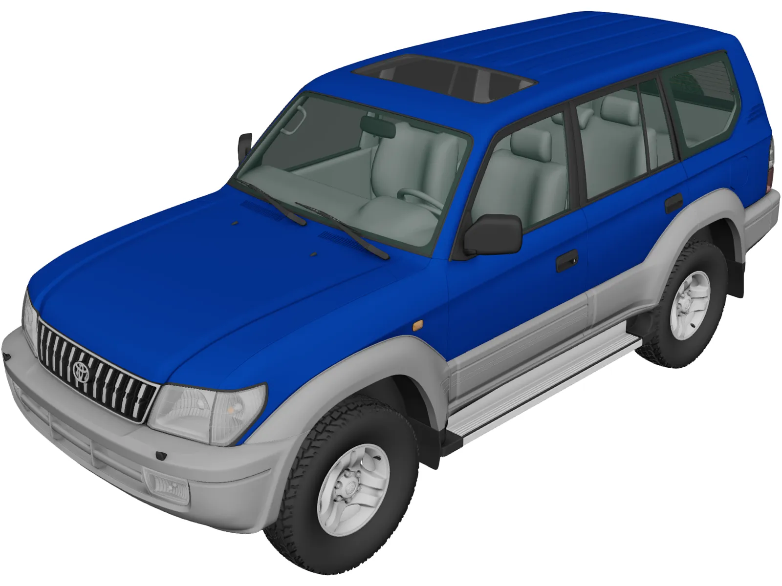 Toyota Land Cruiser Prado (1999) 3D Model