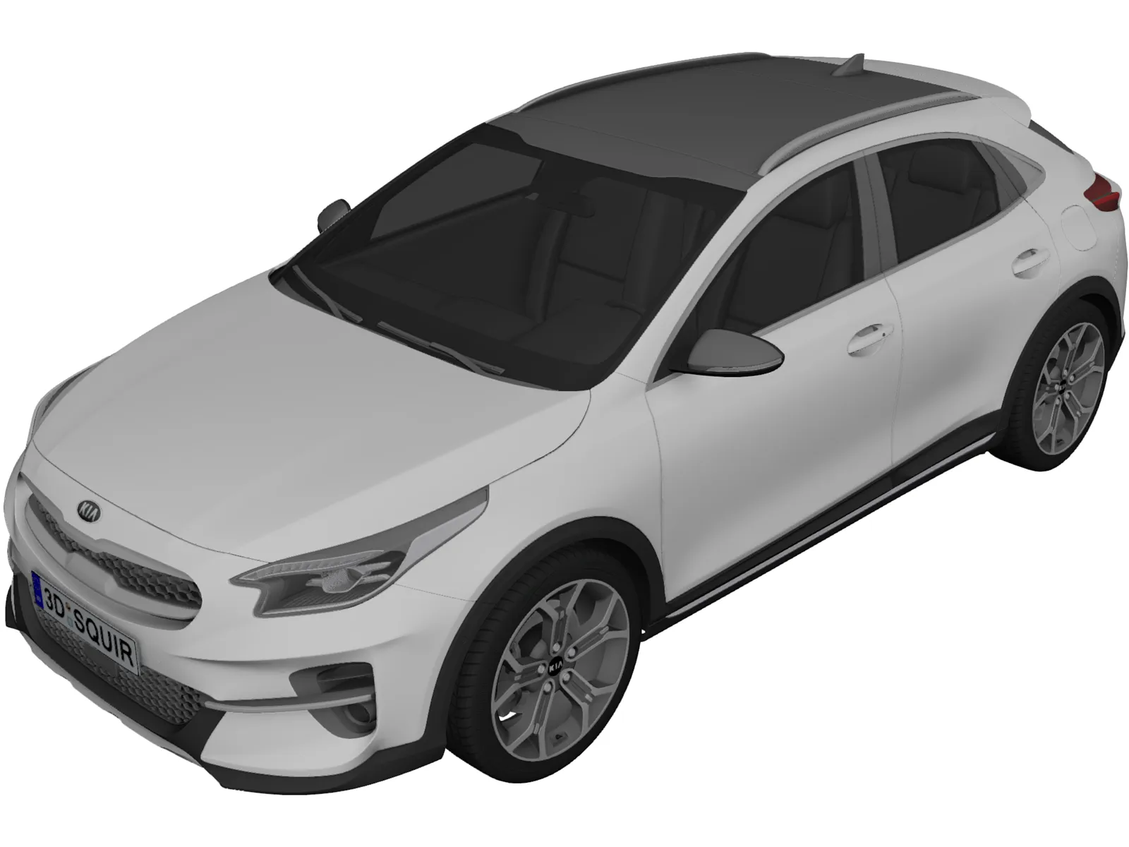 Kia X-Ceed (2022) 3D Model