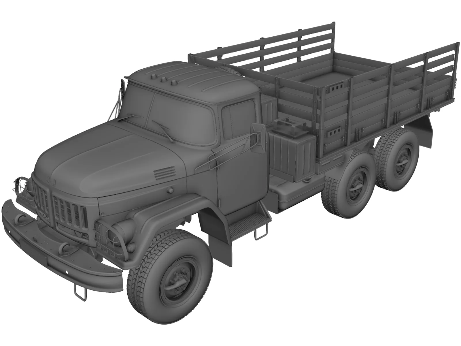 ZIL 131 (1966) 3D Model