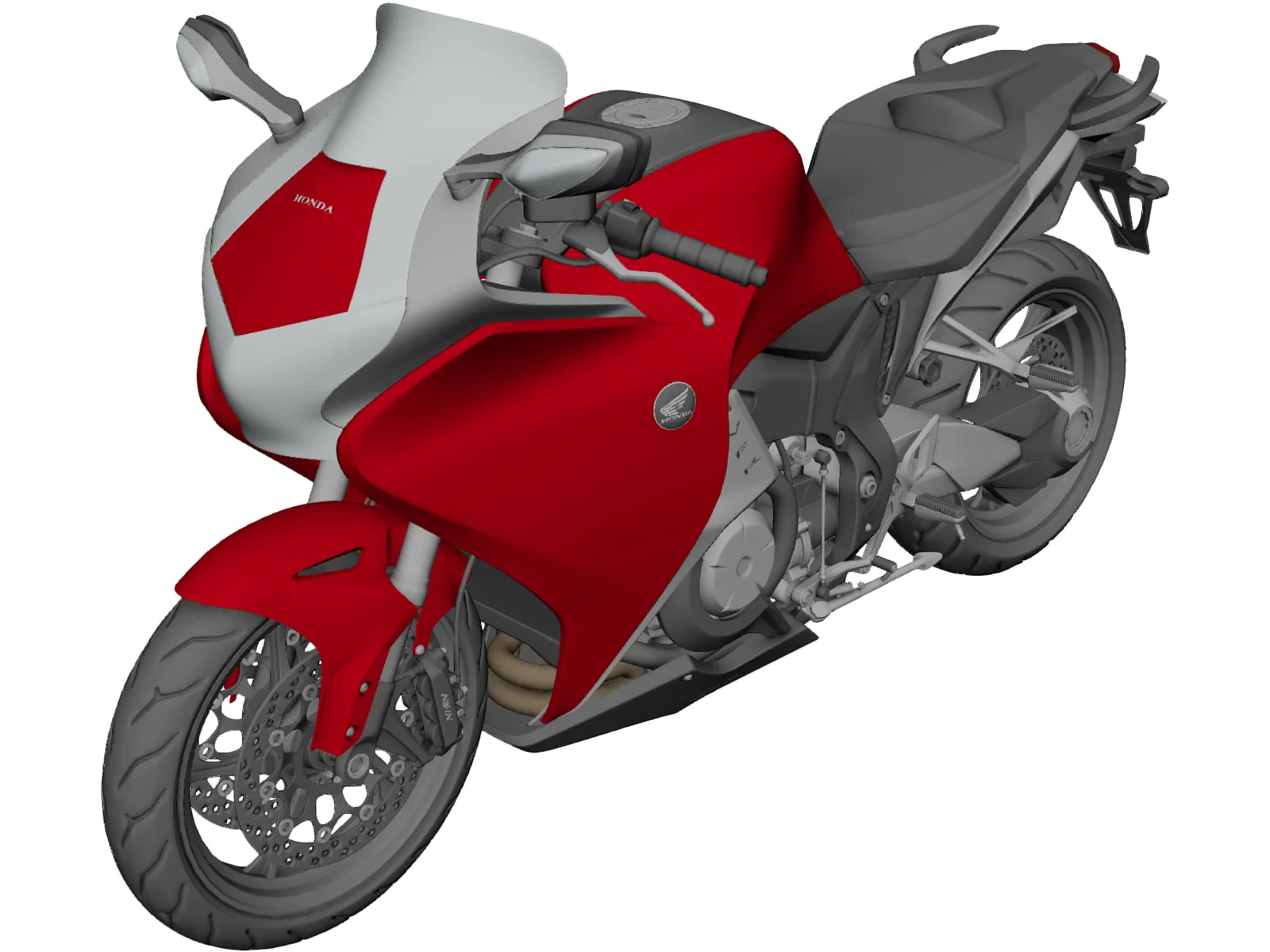 Honda VFR1200F (2015) 3D Model