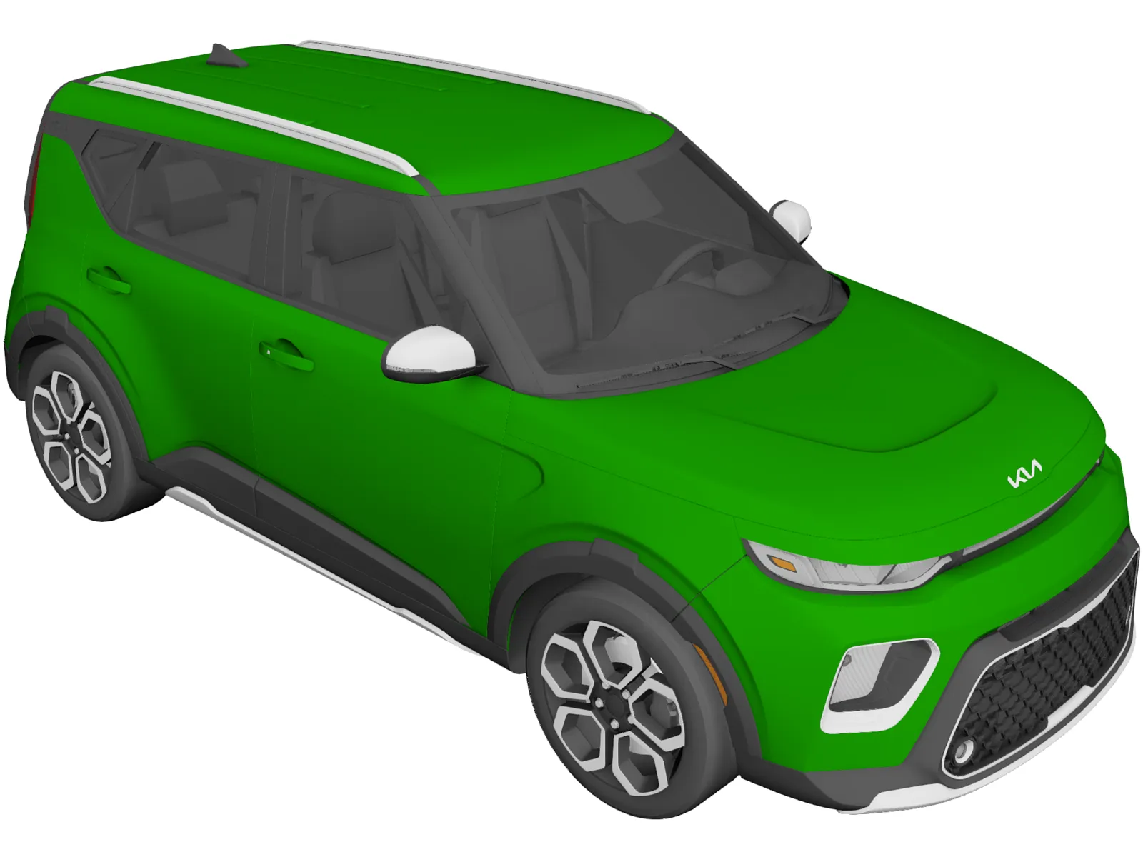 Kia Soul EX (2020) 3D Model