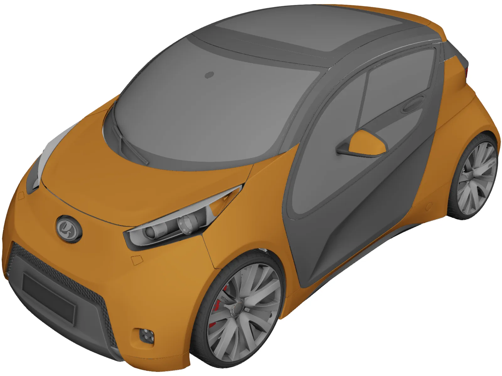 VAZ Lada City Compact 3D Model