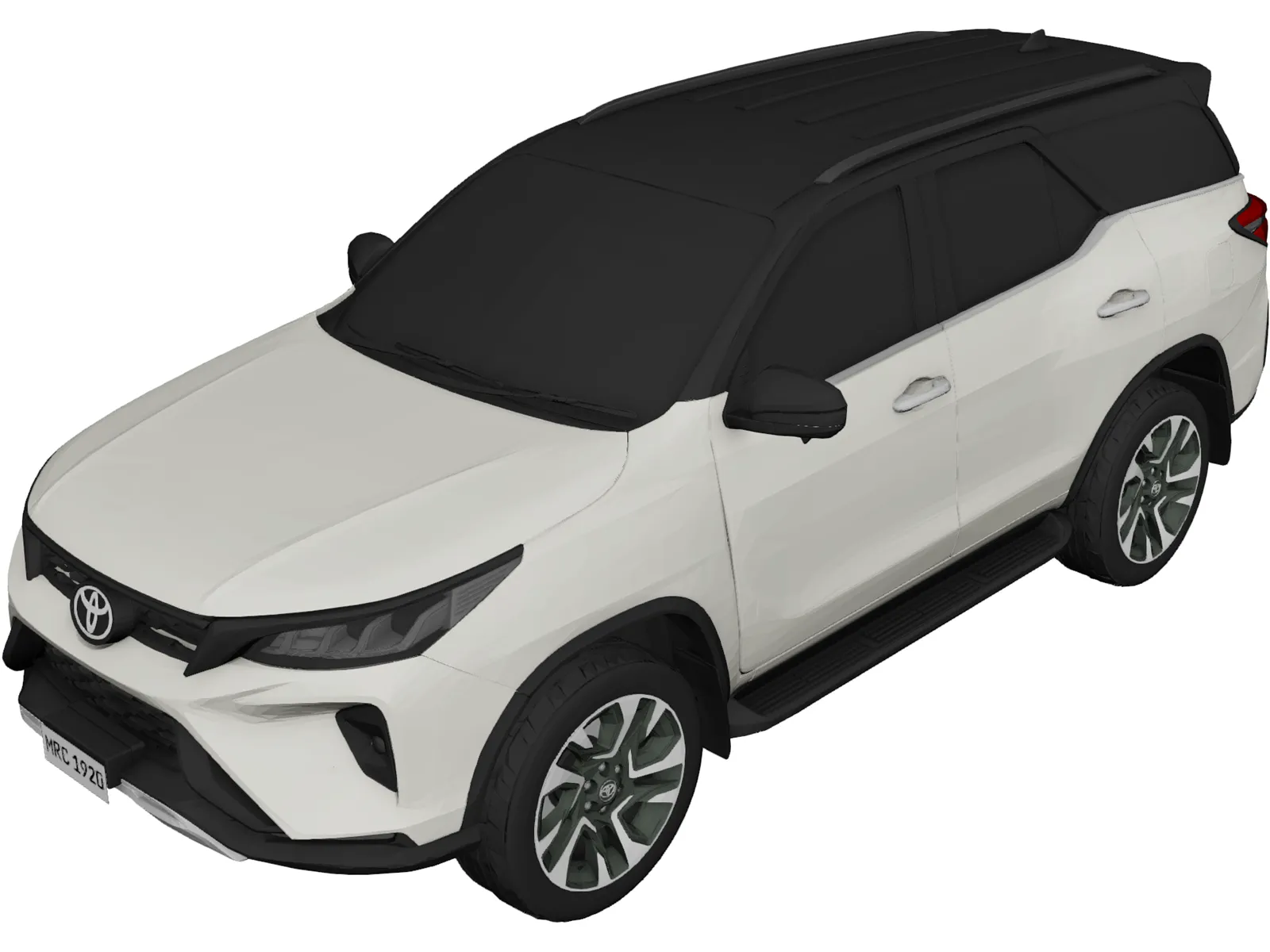 Toyota Fortuner (2020) 3D Model