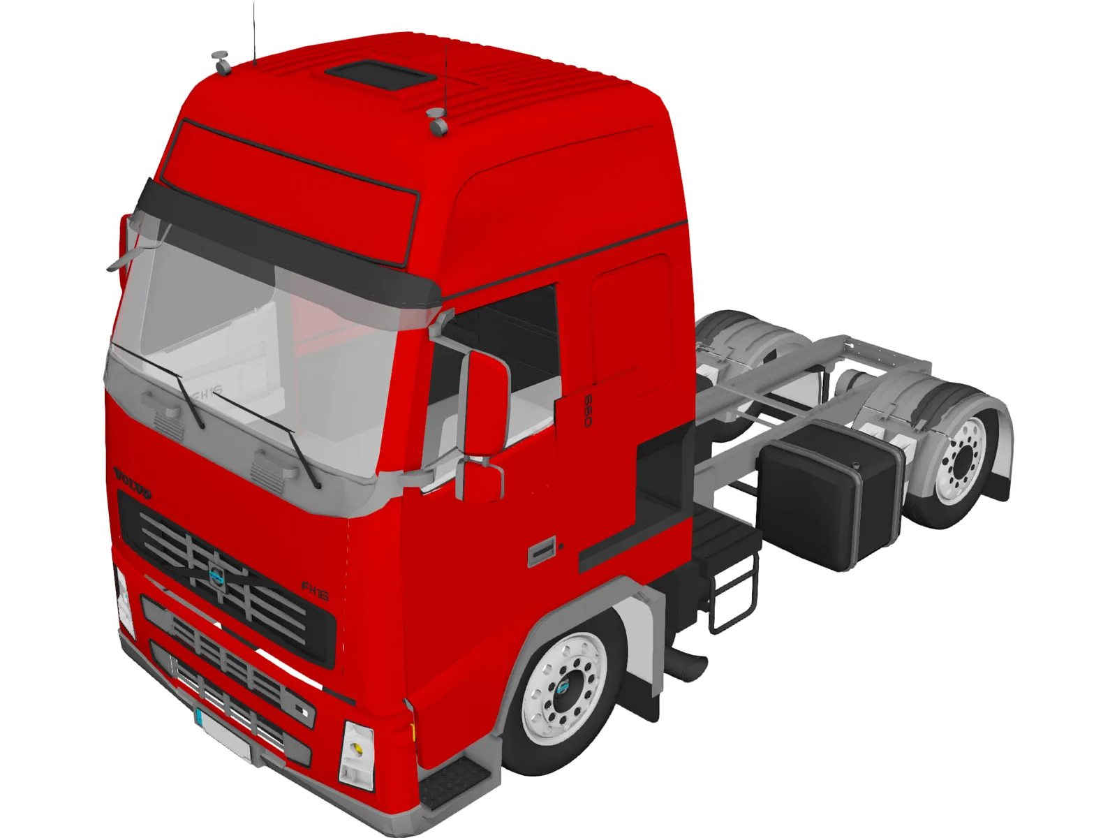 Volvo FH16 (2007) 3D Model