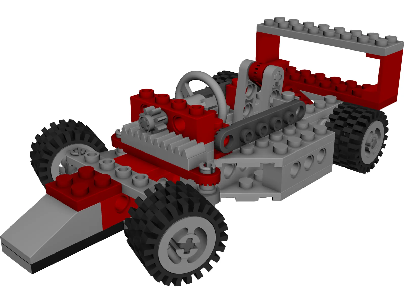 Lego Car 3D Model