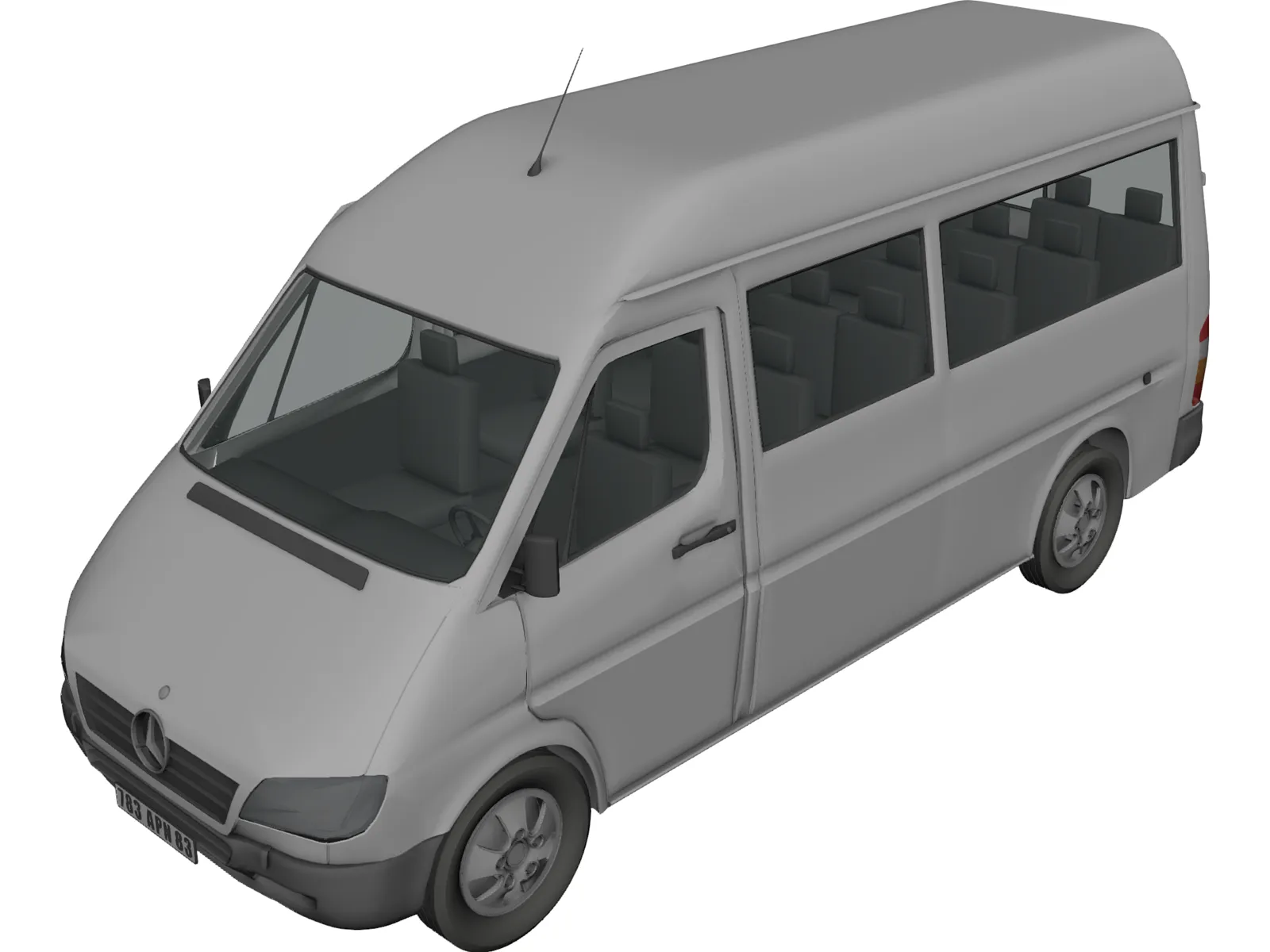 Mercedes-Benz Sprinter 3D Model