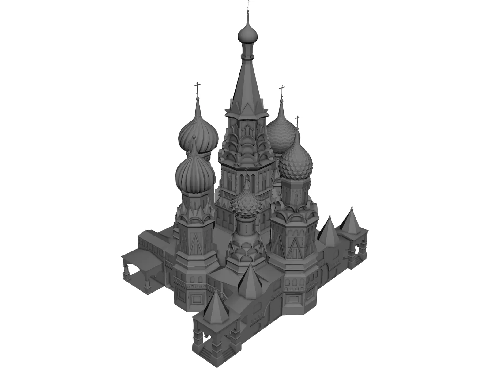 Sobor Vasily Blagenni 3D Model