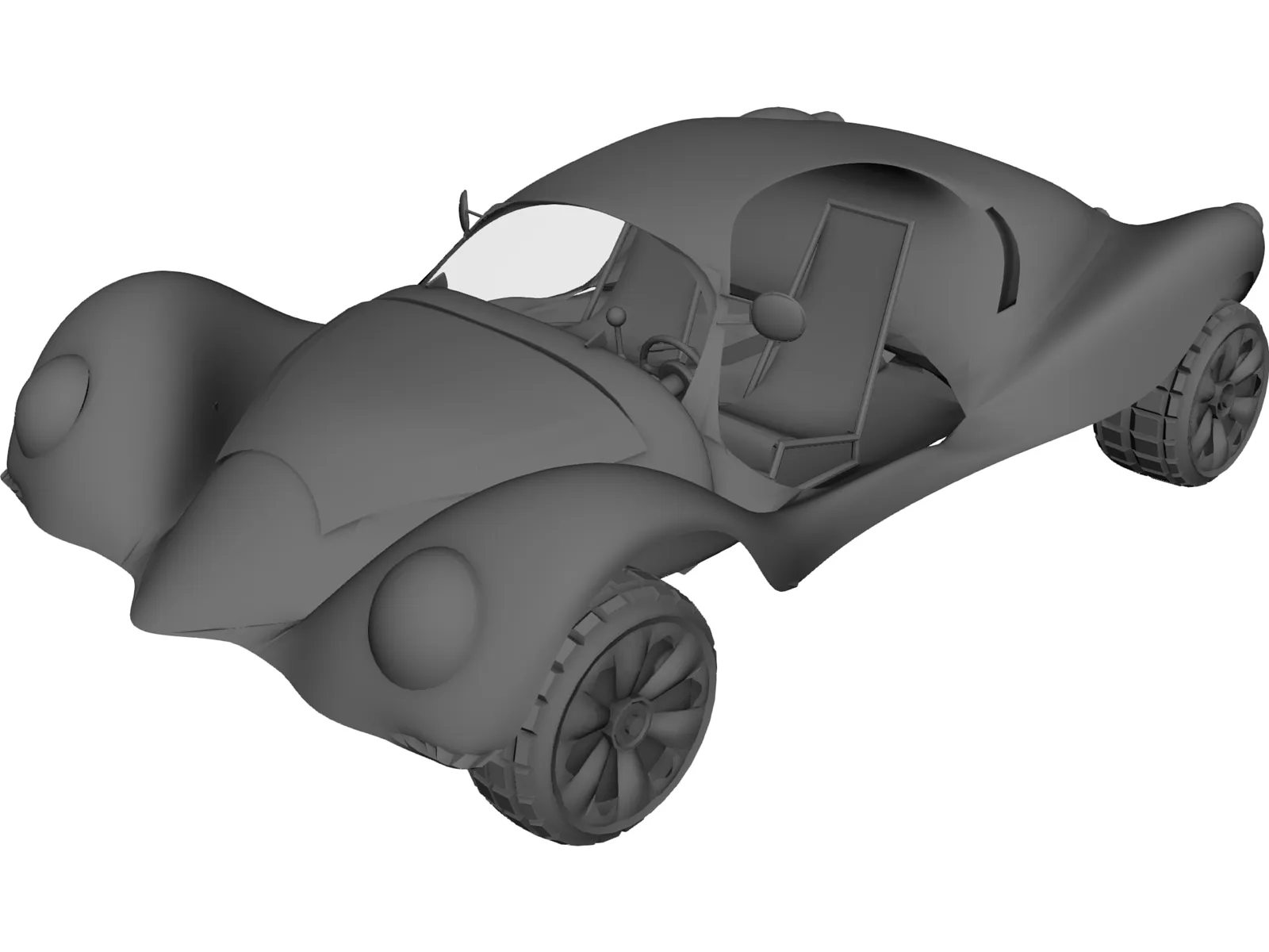 Beach Buggy 3D Model