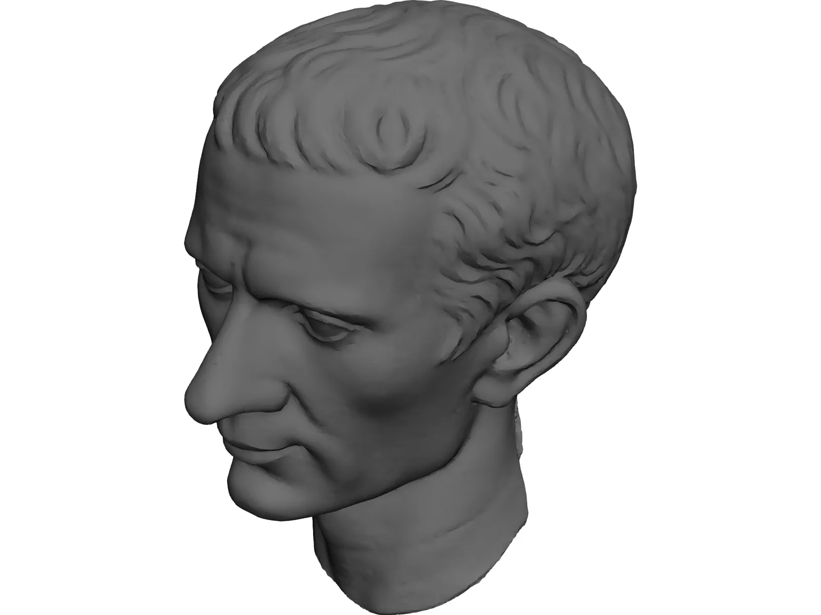 Julius Caesar 3D Model