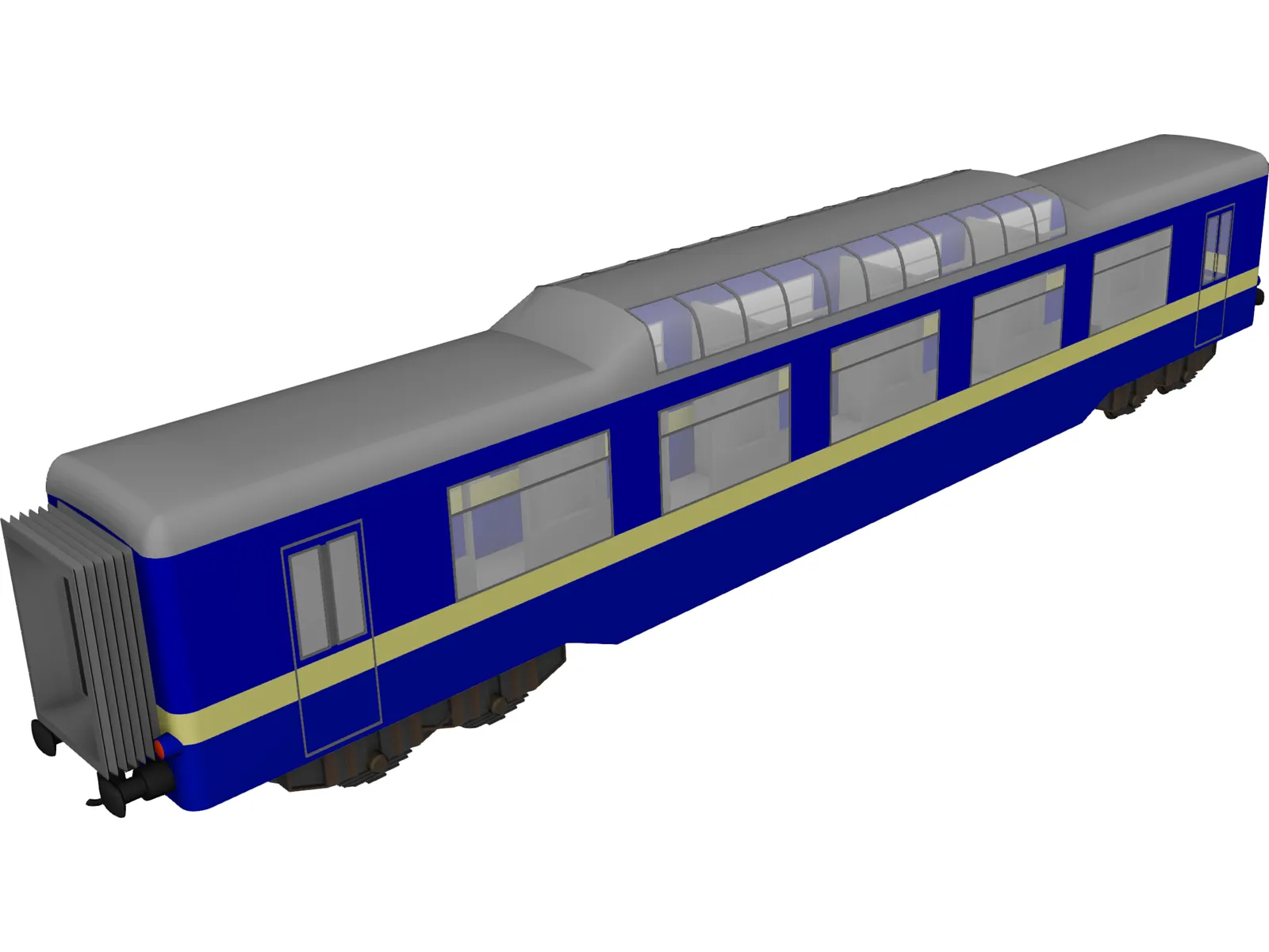 Train Personal Wagon 3D Model