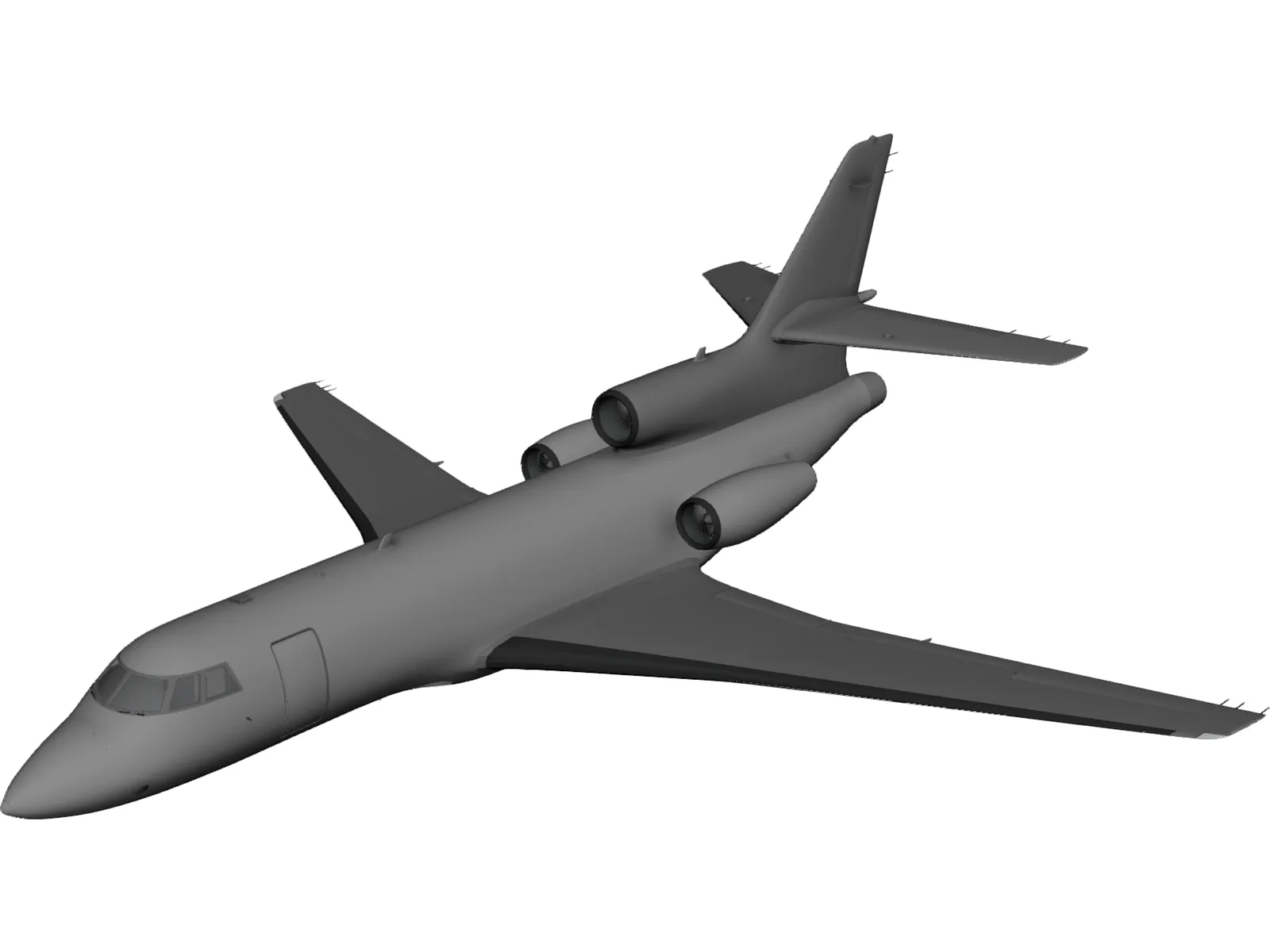 Dassault Falcon 50 3D Model