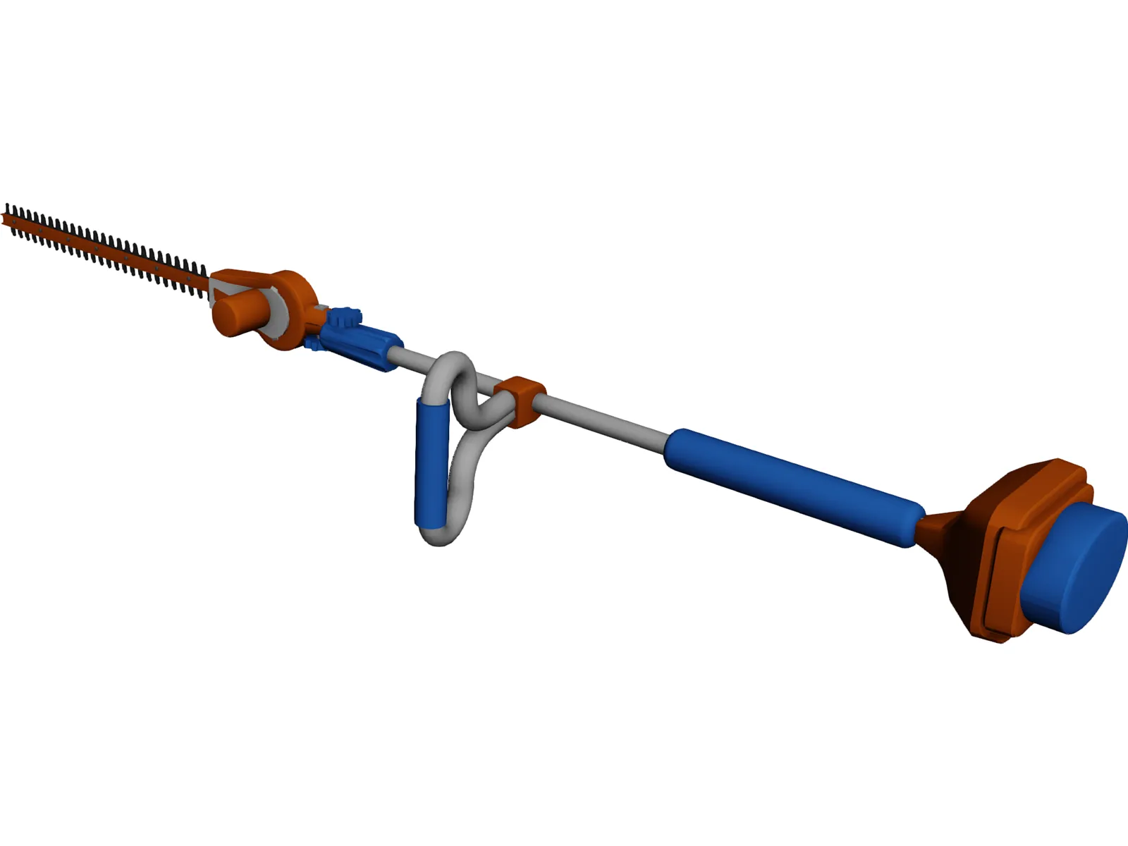 Portable Hedge Trimmer 3D Model