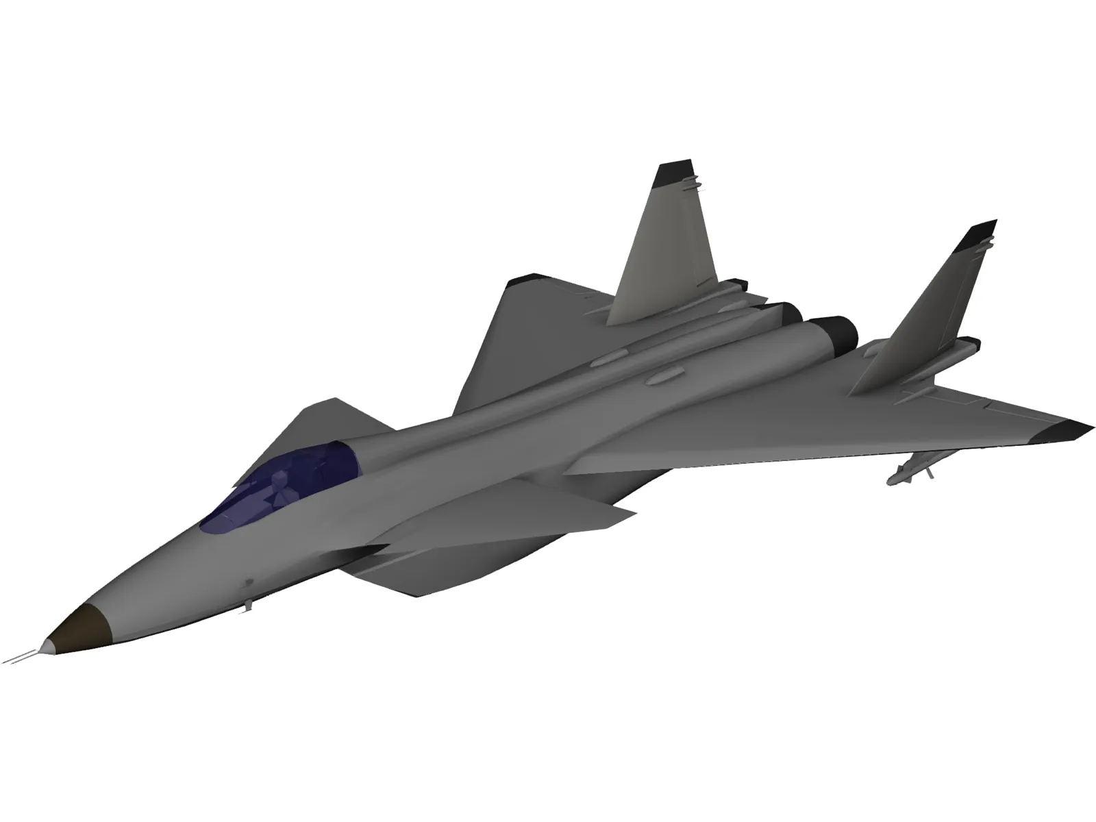 MiG-1.44 (MiG-39) 3D Model