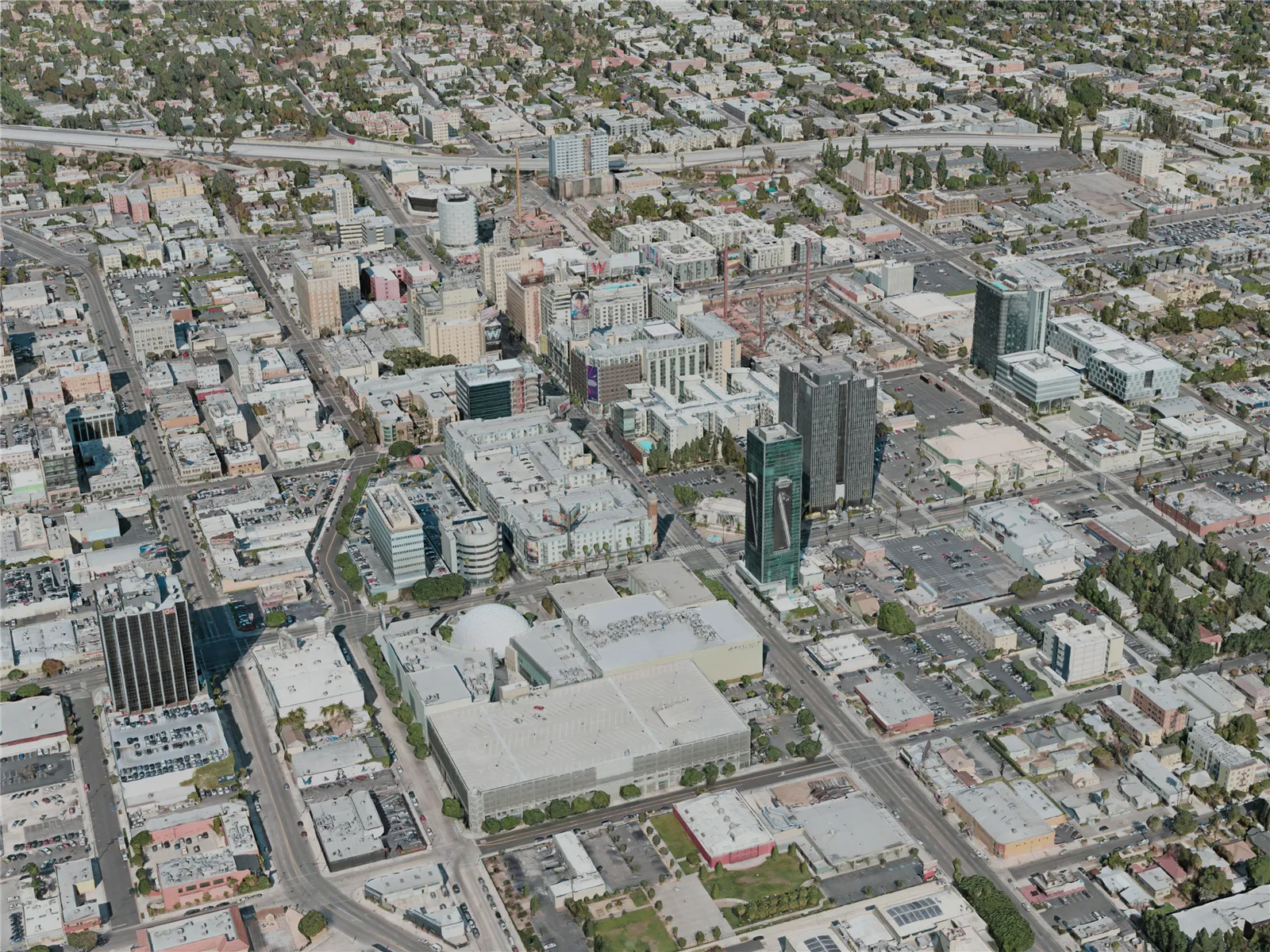 Hollywood City, USA (2021) 3D Model