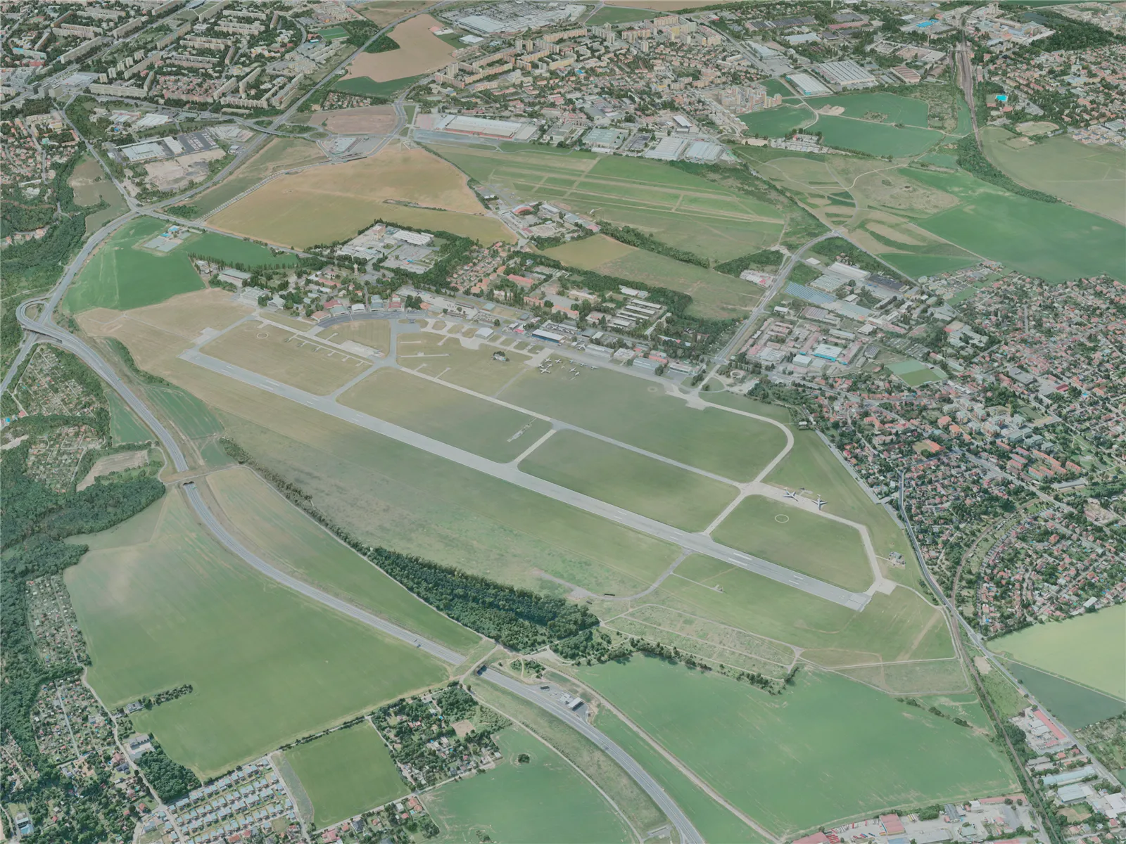 Praha-Kbely Airport, Czechia (2021) 3D Model