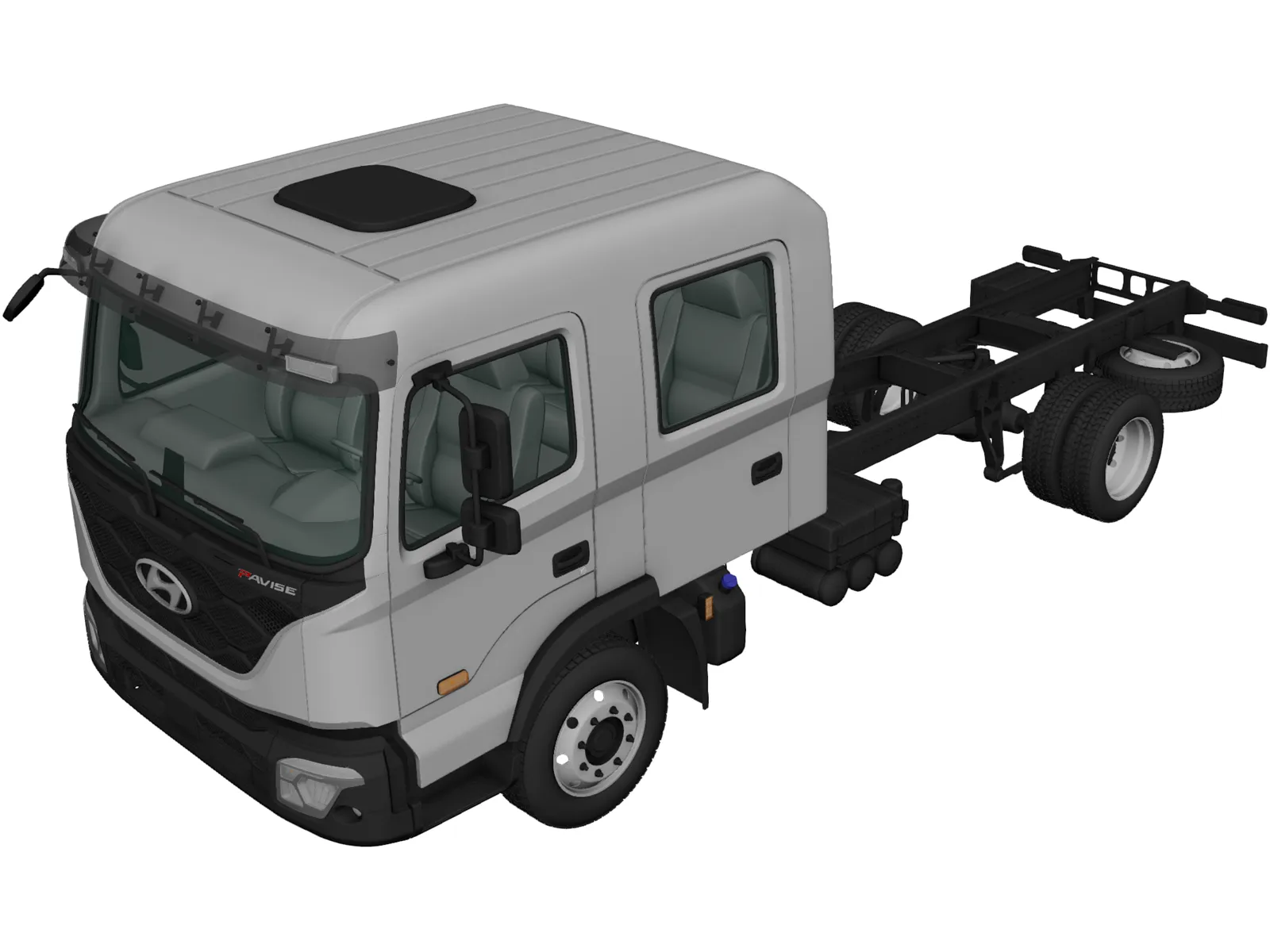 Hyundai Pavise DoubleCab (2019) 3D Model