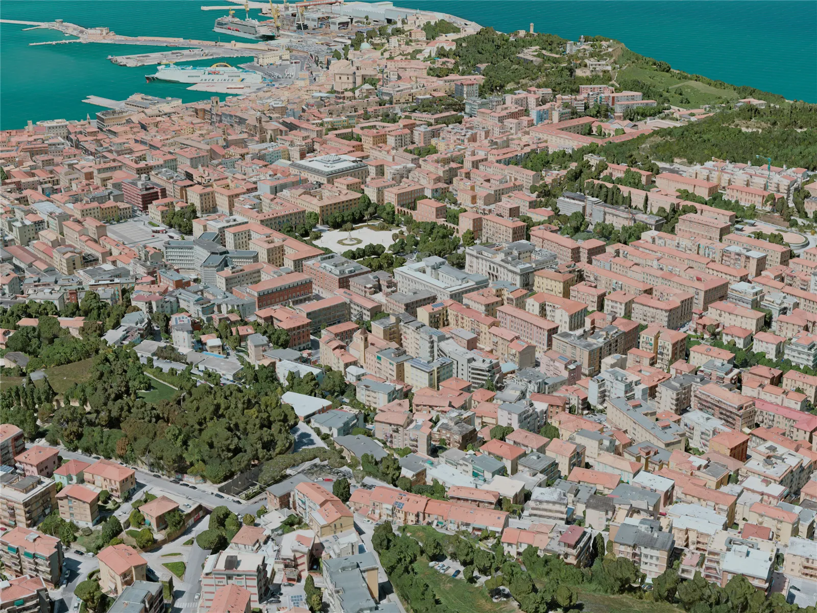 Ancona City, Italy (2021) 3D Model