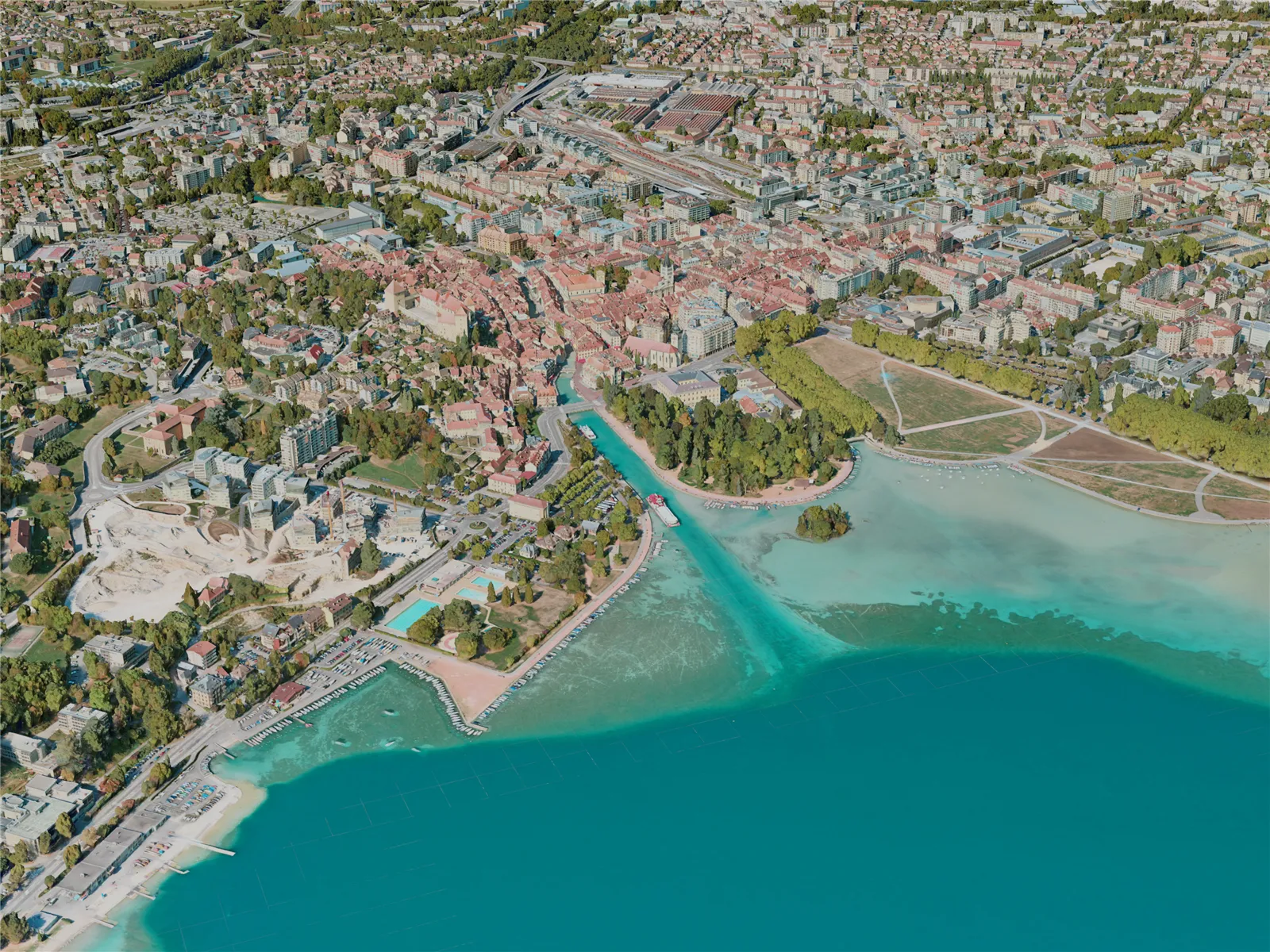 Annecy City, France (2021) 3D Model