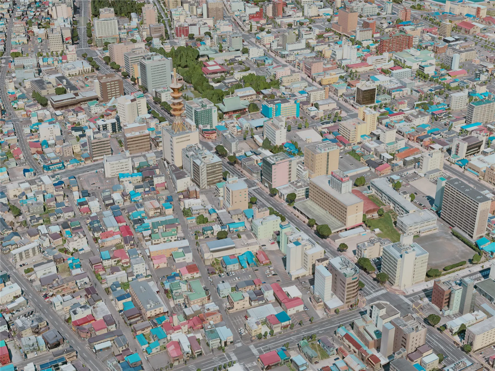 Aomori City, Japan (2021) 3D Model