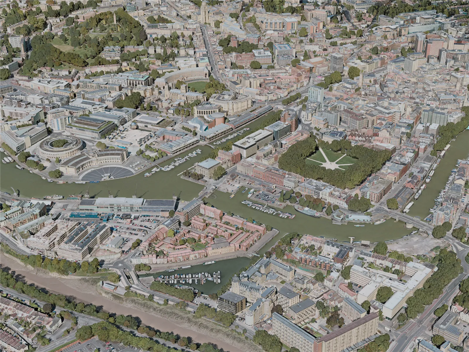 Bristol City, UK (2021) 3D Model