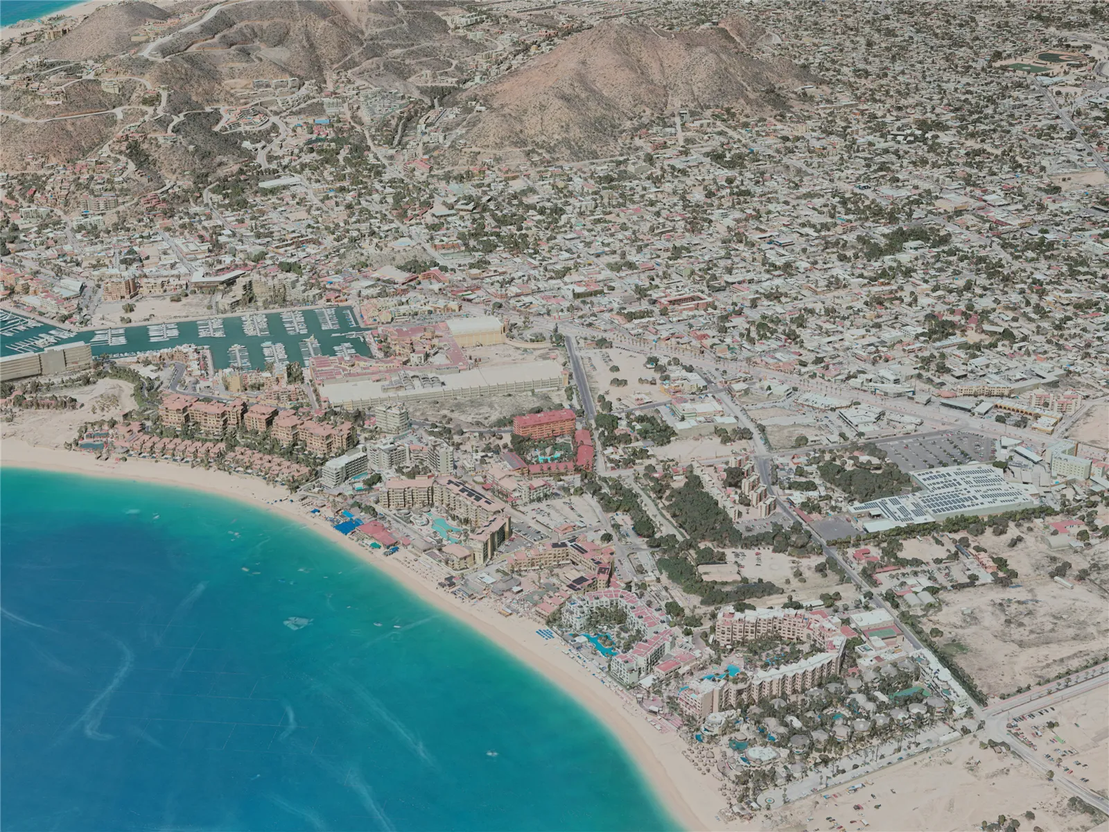 Cabo San Lucas City, Mexico (2021) 3D Model