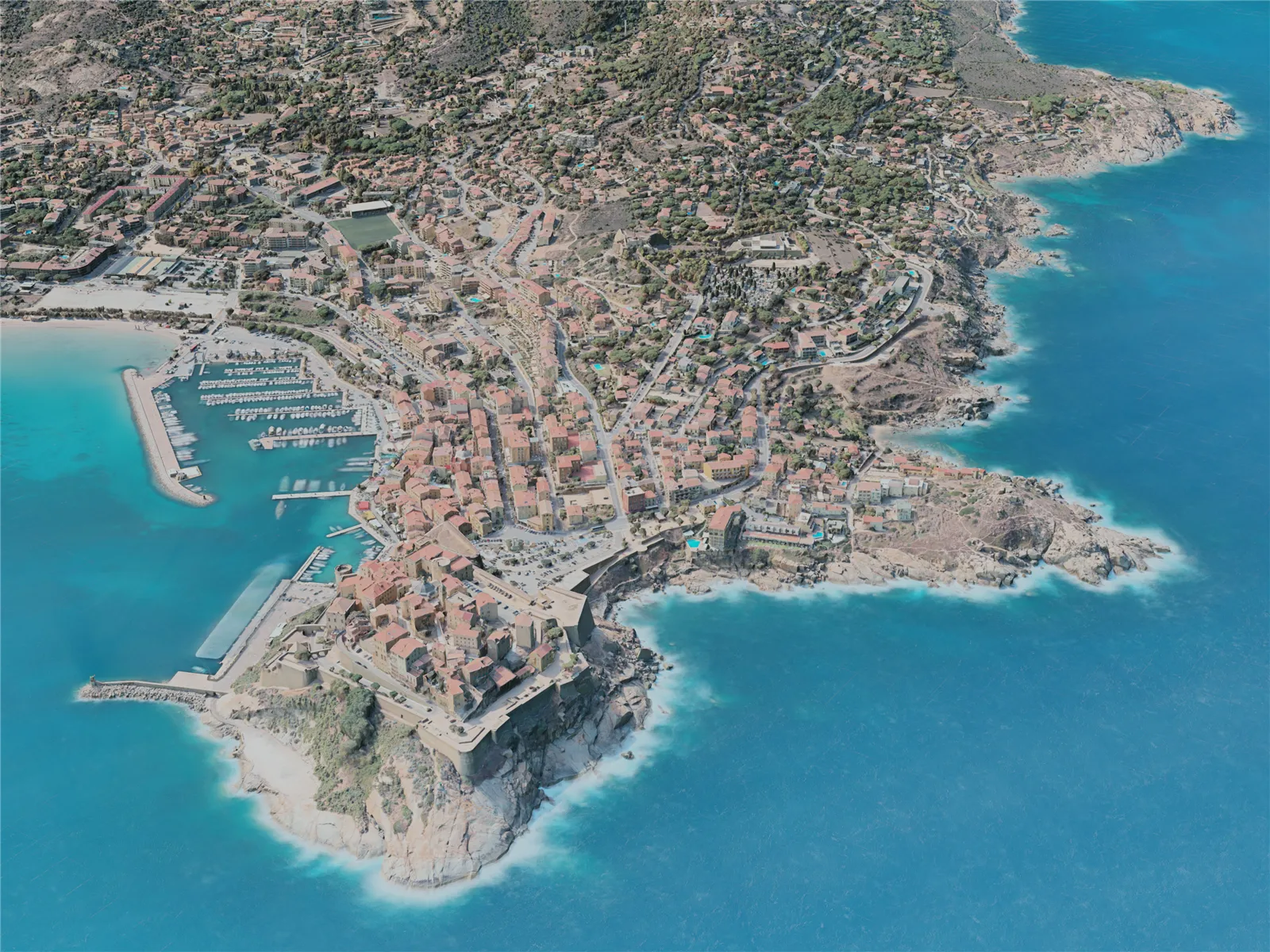 Calvi City, France (2021) 3D Model