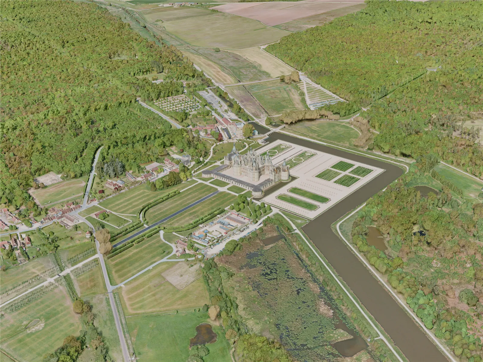 Chambord Castle, France (2021) 3D Model