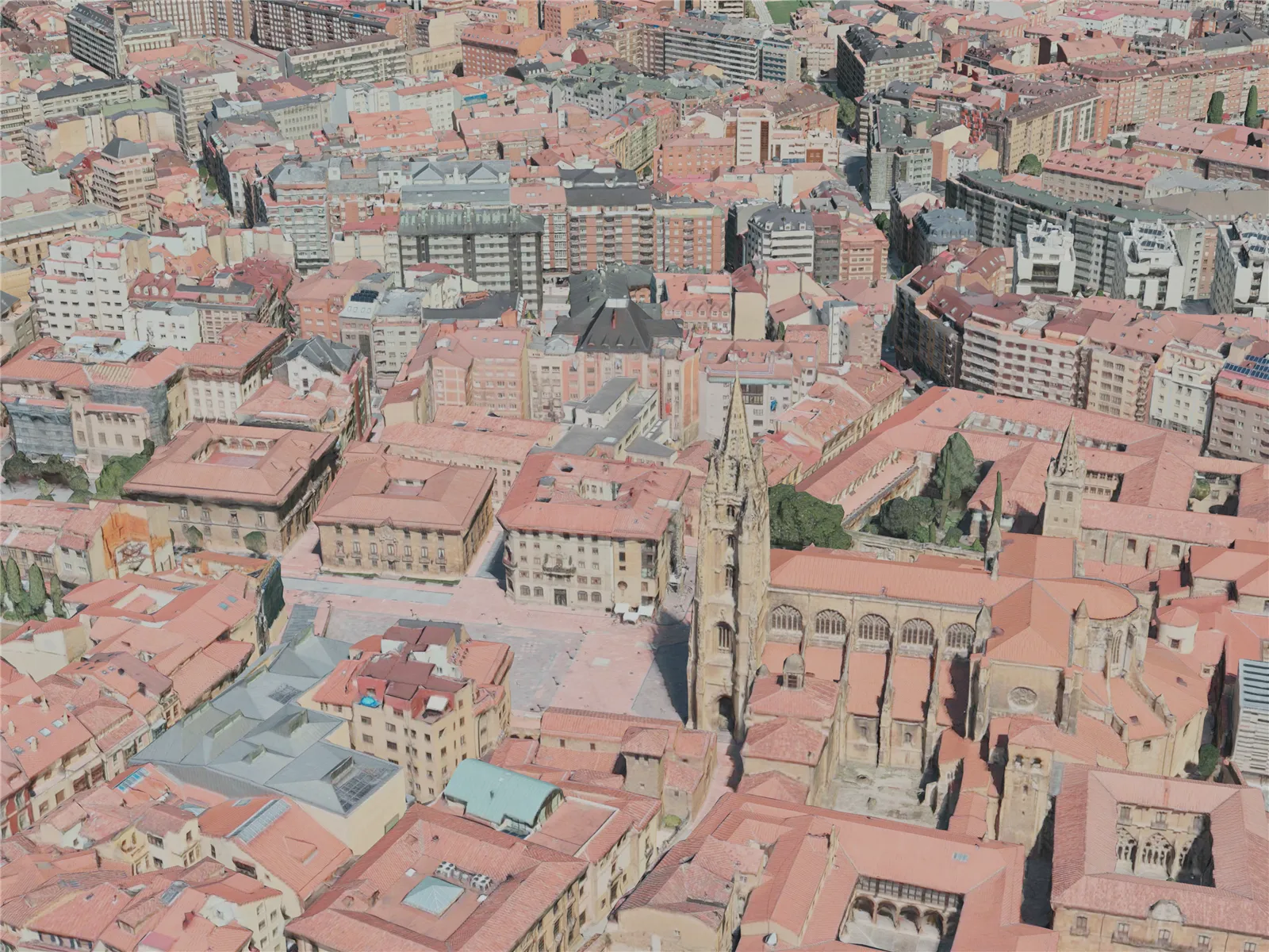 Oviedo City, Spain (2021) 3D Model