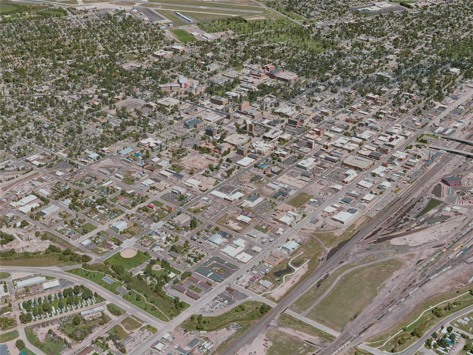 Cheyenne City, USA (2021) 3D Model