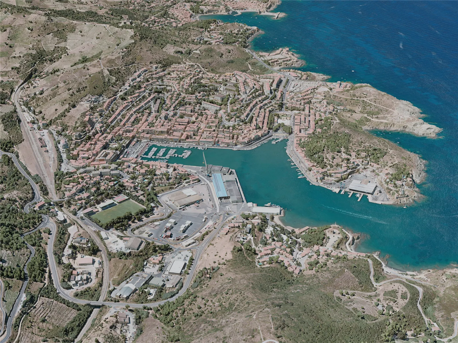 Collioure City, France (2021) 3D Model