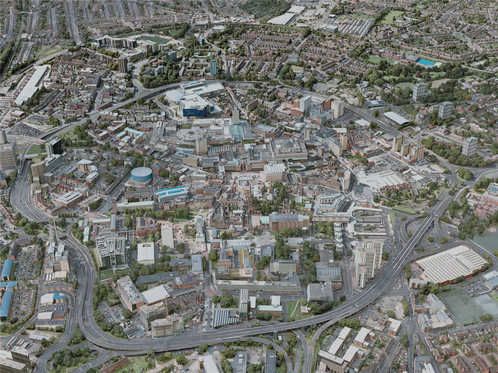 Coventry City, UK (2021) 3D Model