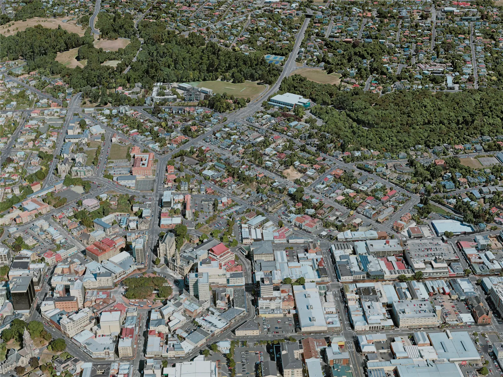 Dunedin City, New Zealand (2021) 3D Model