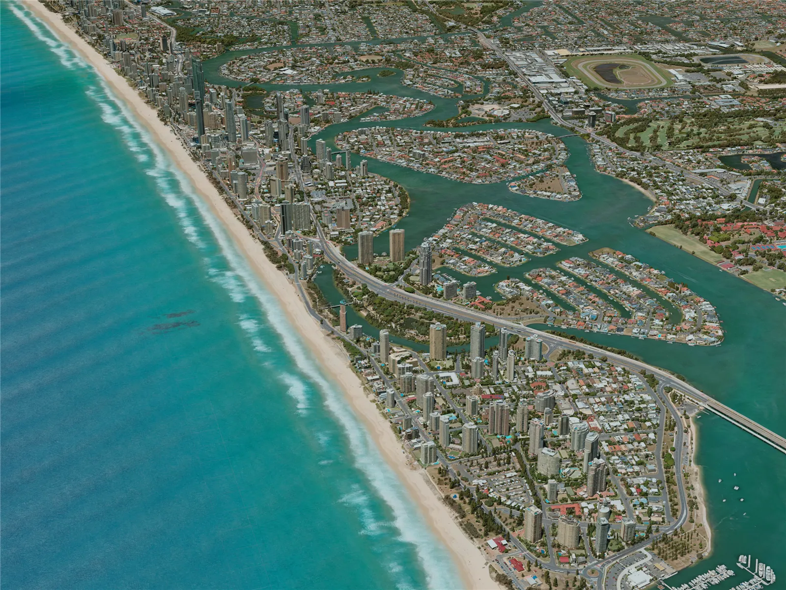 Gold Coast City, Australia (2021) 3D Model