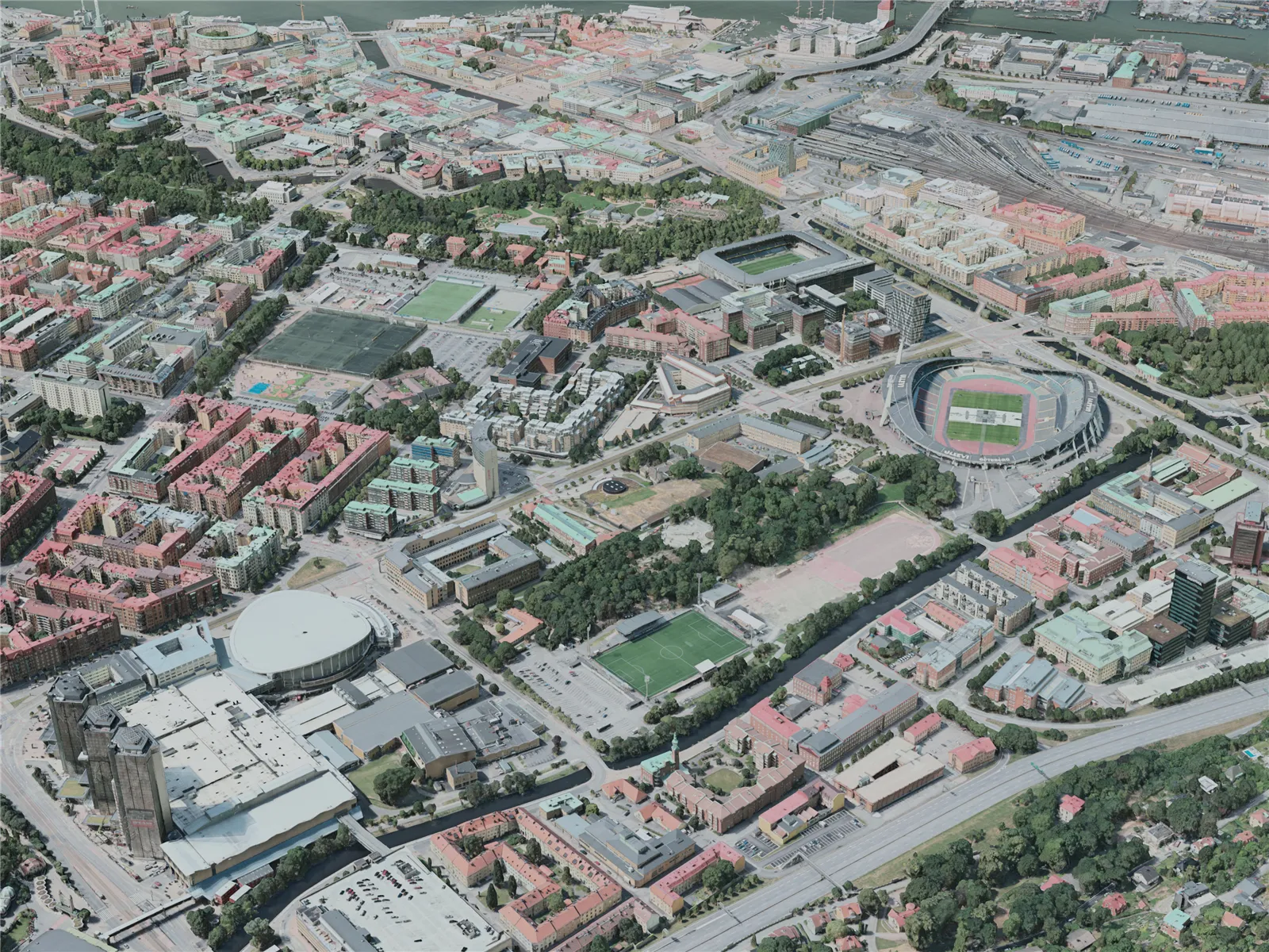 Gothenburg City, Sweden (2021) 3D Model