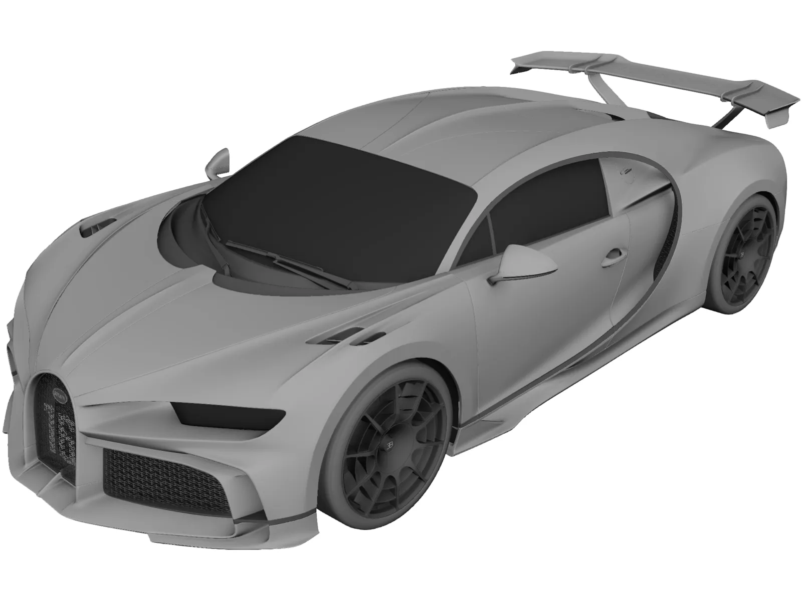 Bugatti Chiron Pur Sport (2021) 3D Model