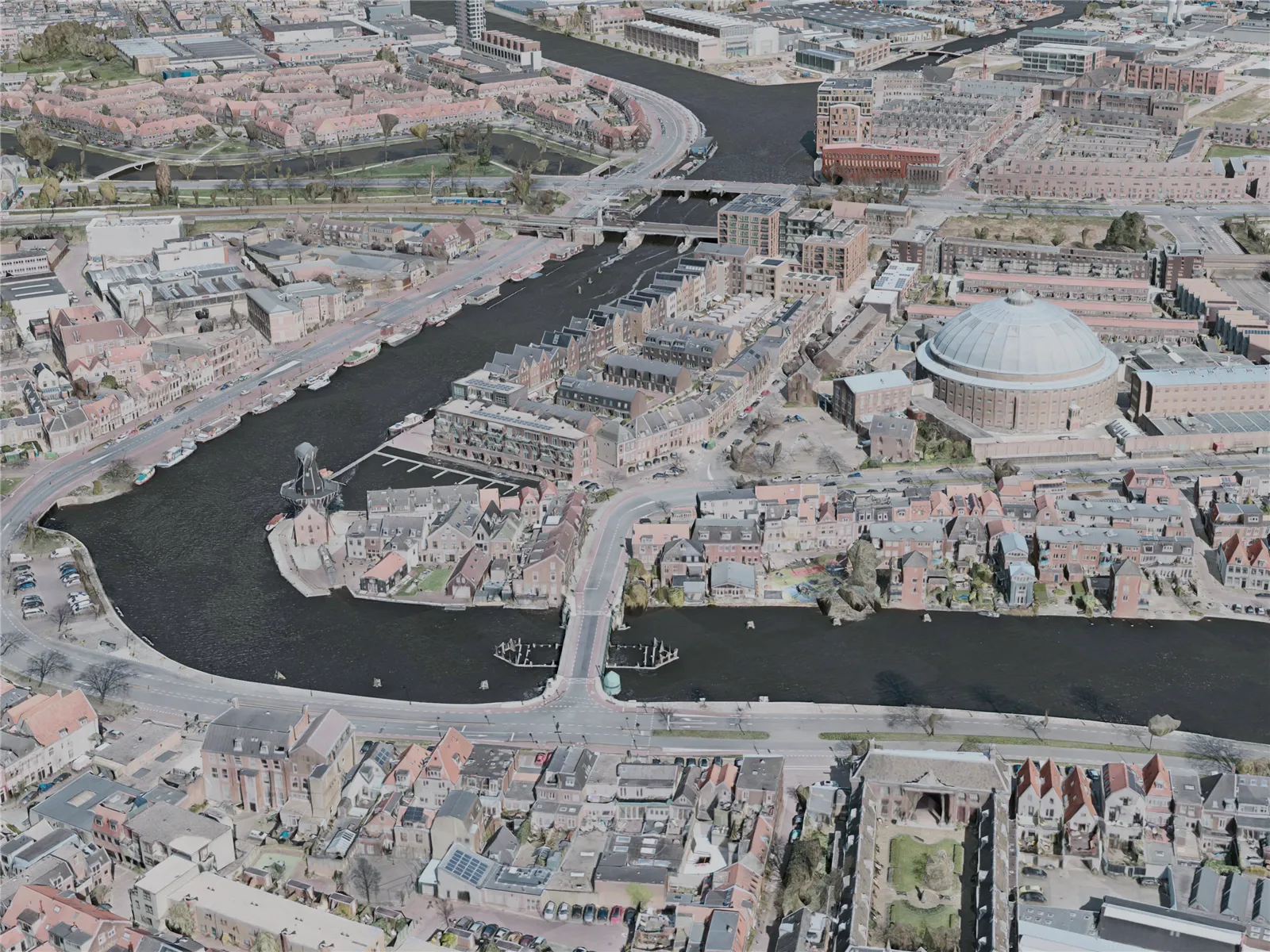 Haarlem City, Netherlands (2021) 3D Model