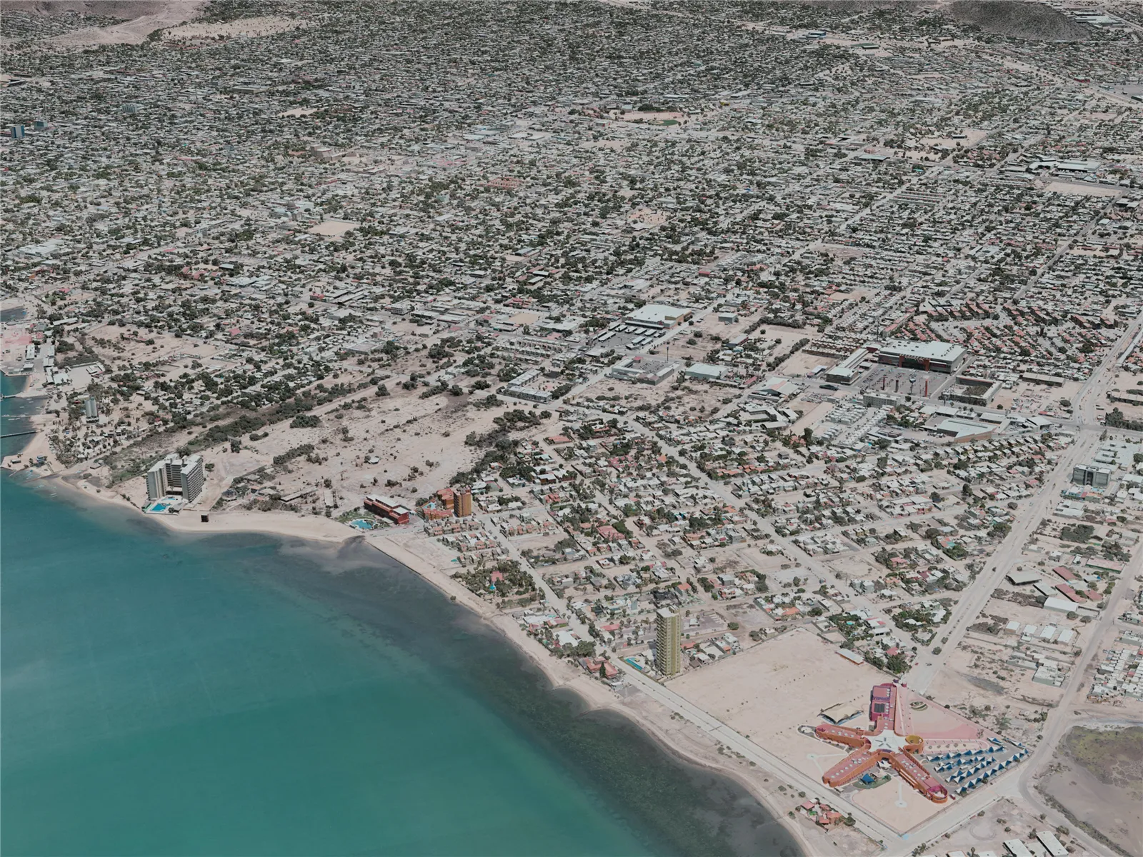 La Paz City, Mexico (2021) 3D Model