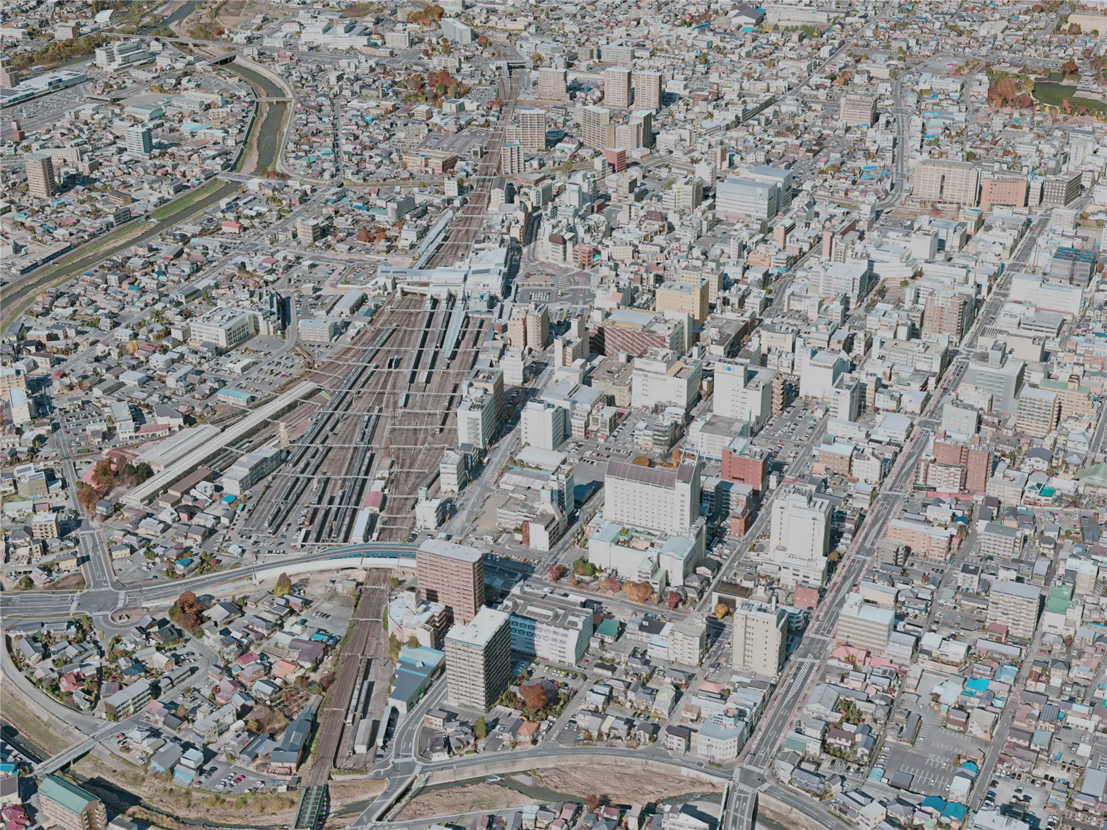 Matsumoto City, Japan (2021) 3D Model