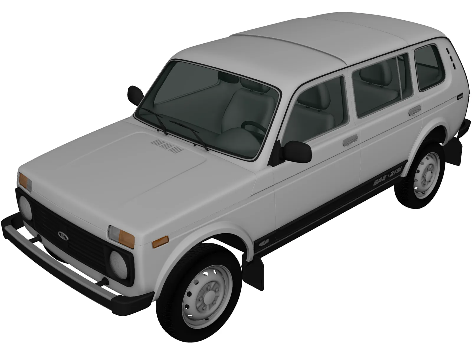 VAZ-2123 (2012) 3D Model