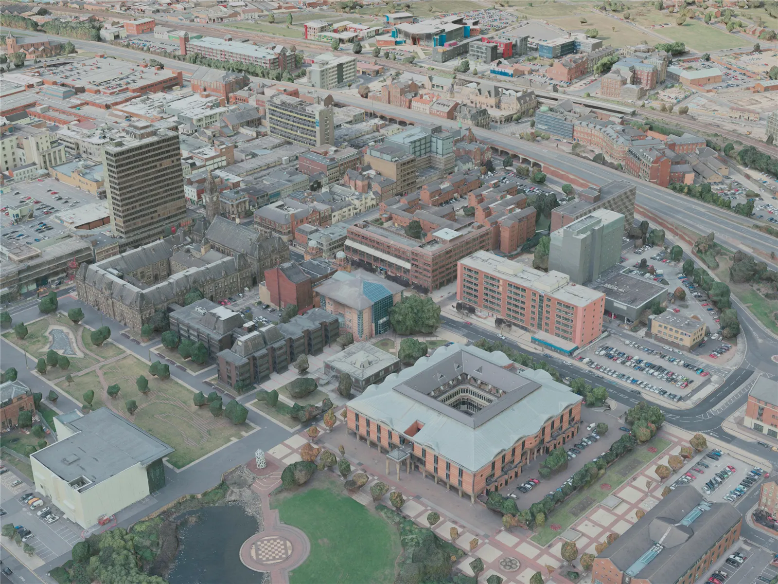 Middlesbrough City, UK (2021) 3D Model