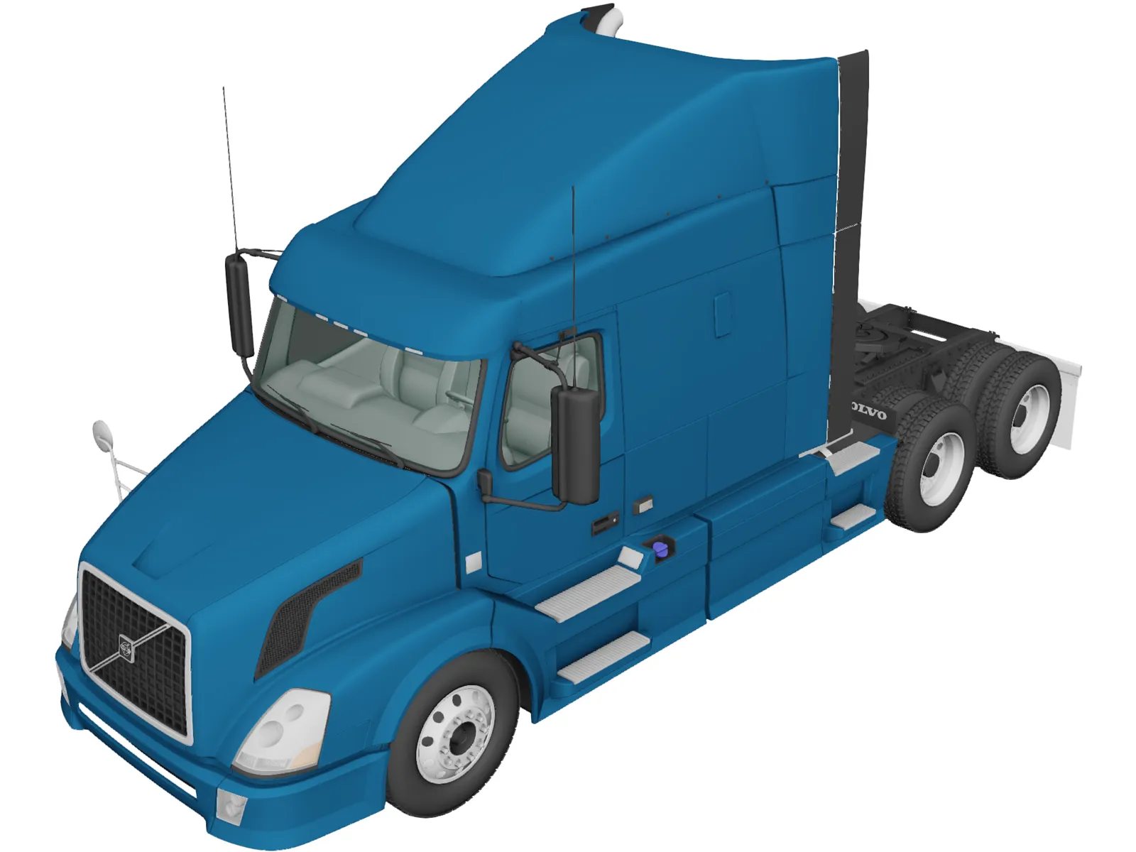 Volvo VNL 630 Sleeper (2015) 3D Model